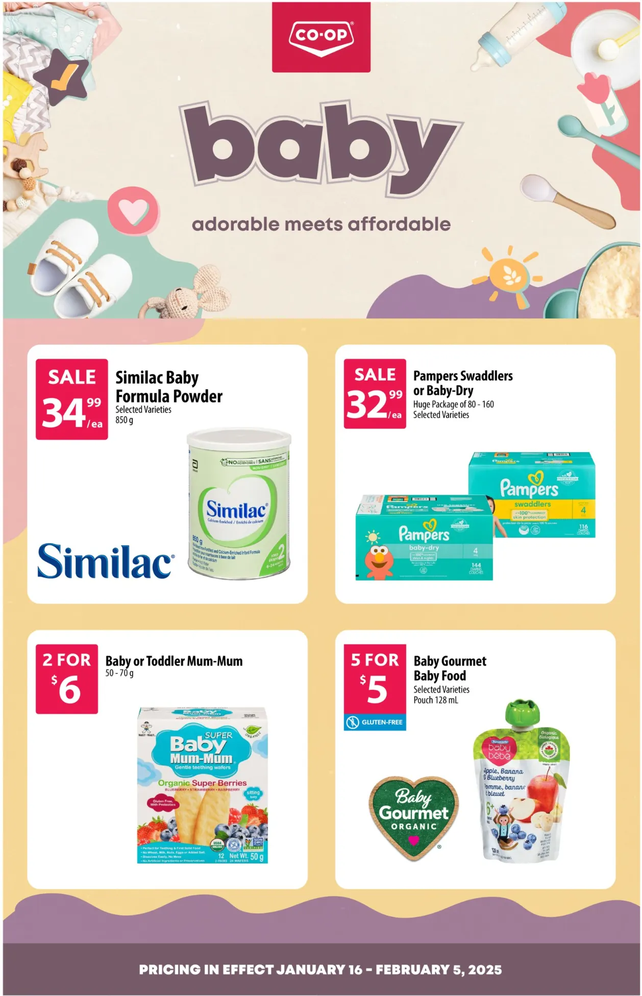 Co-op Food Sales from January 16 to February 5 2025 - flyer page 