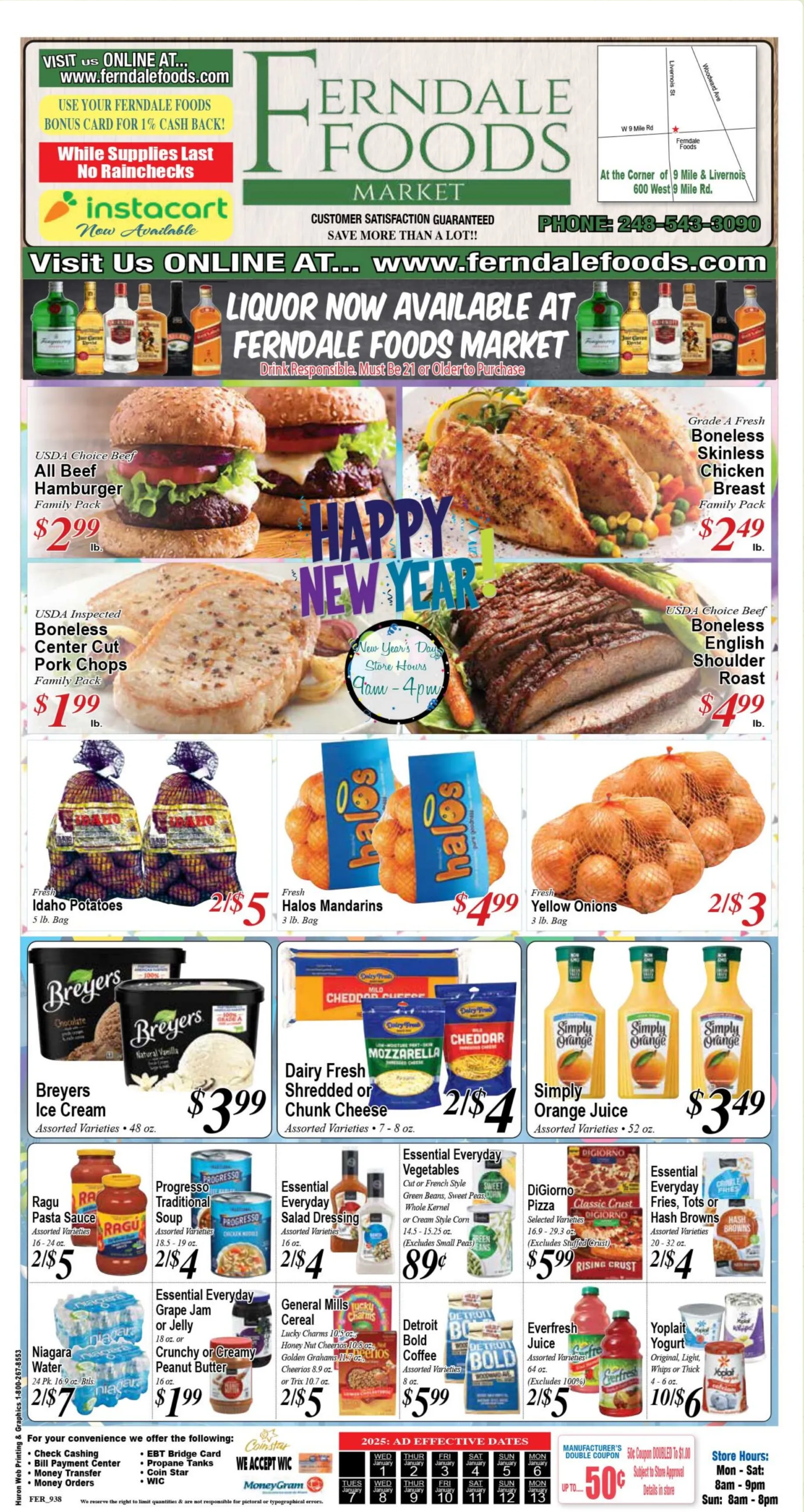 Weekly ad Ferndale Foods Price valid today from January 12 to January 16 2025 - Page 