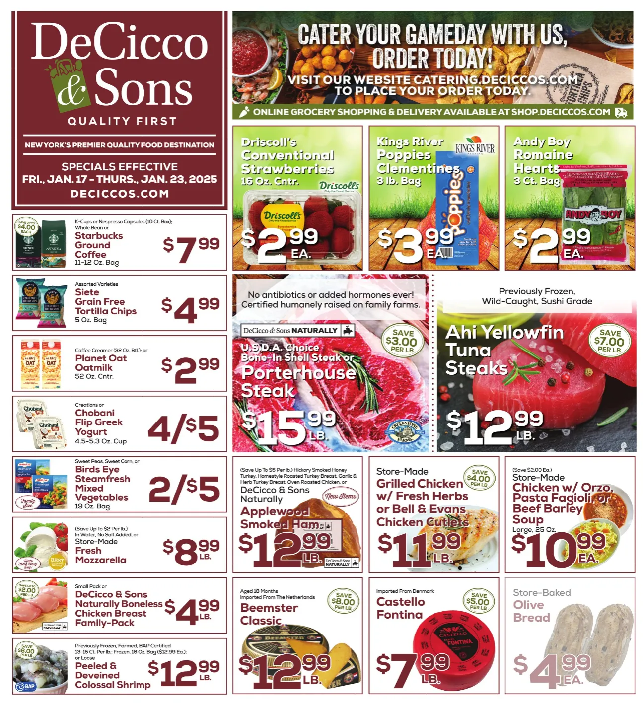 Weekly ad DeCicco & Sons Sales from January 17 to January 23 2025 - Page