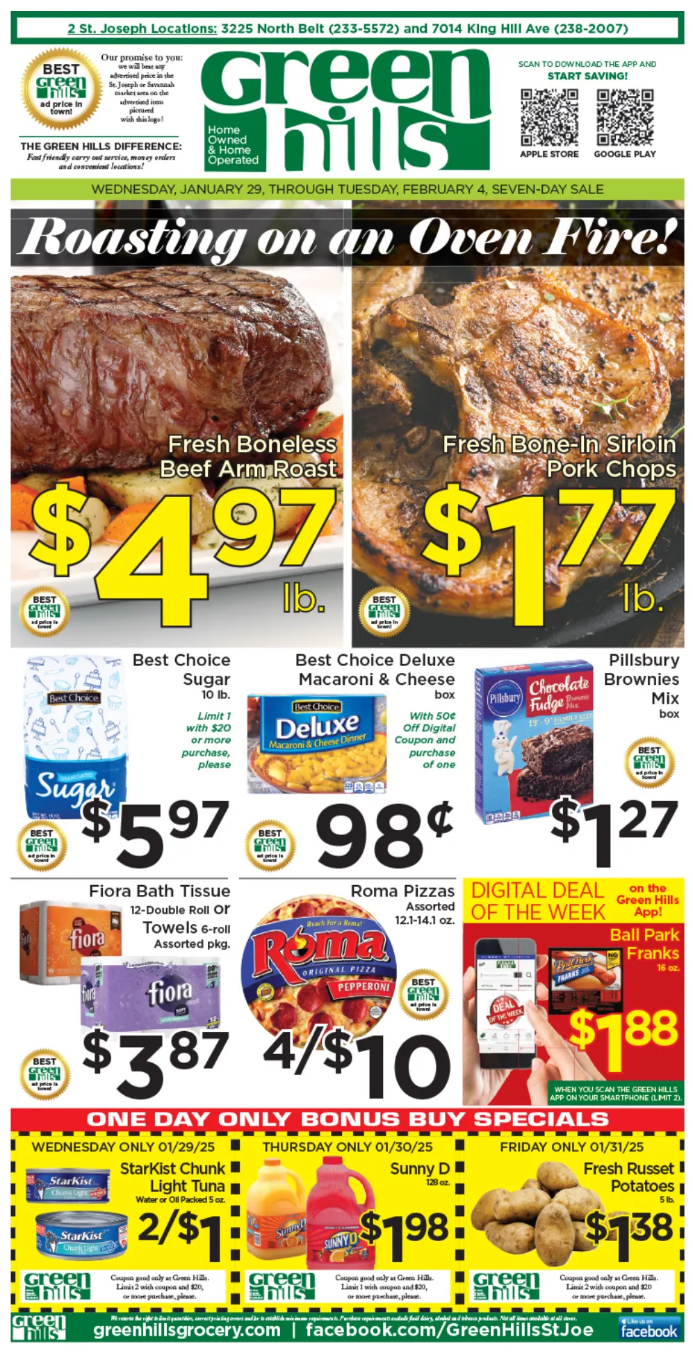 Weekly ad Green Hills Grocery Sales from January 29 to February 4 2025 - Page