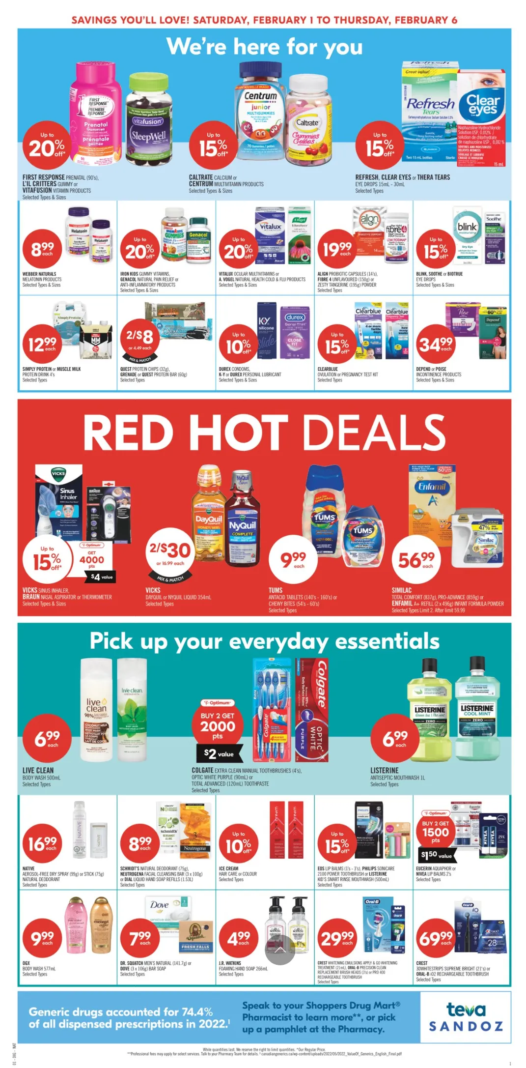 Shoppers Drug Mart Deals from February 1 to February 6 2025 - flyer page 10