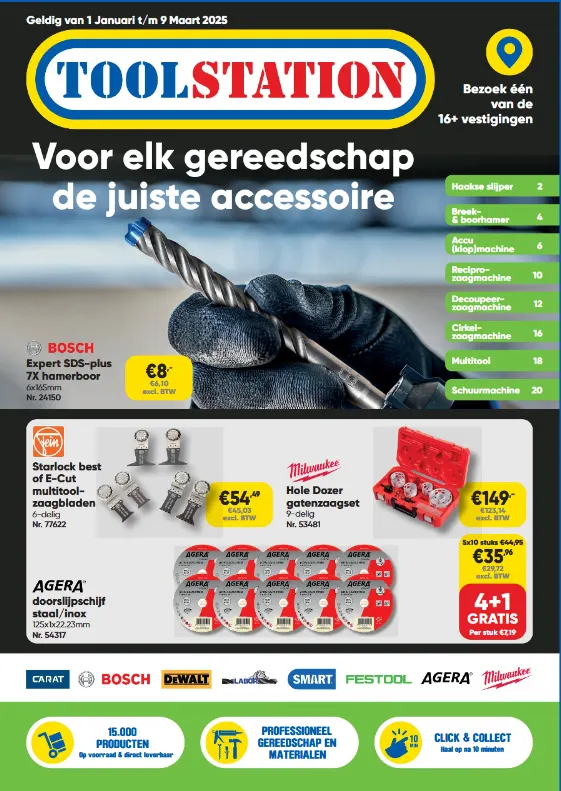 Toolstation Aanbiedingen van 1 februari tot 9 maart 2025 - Folder pagina 1