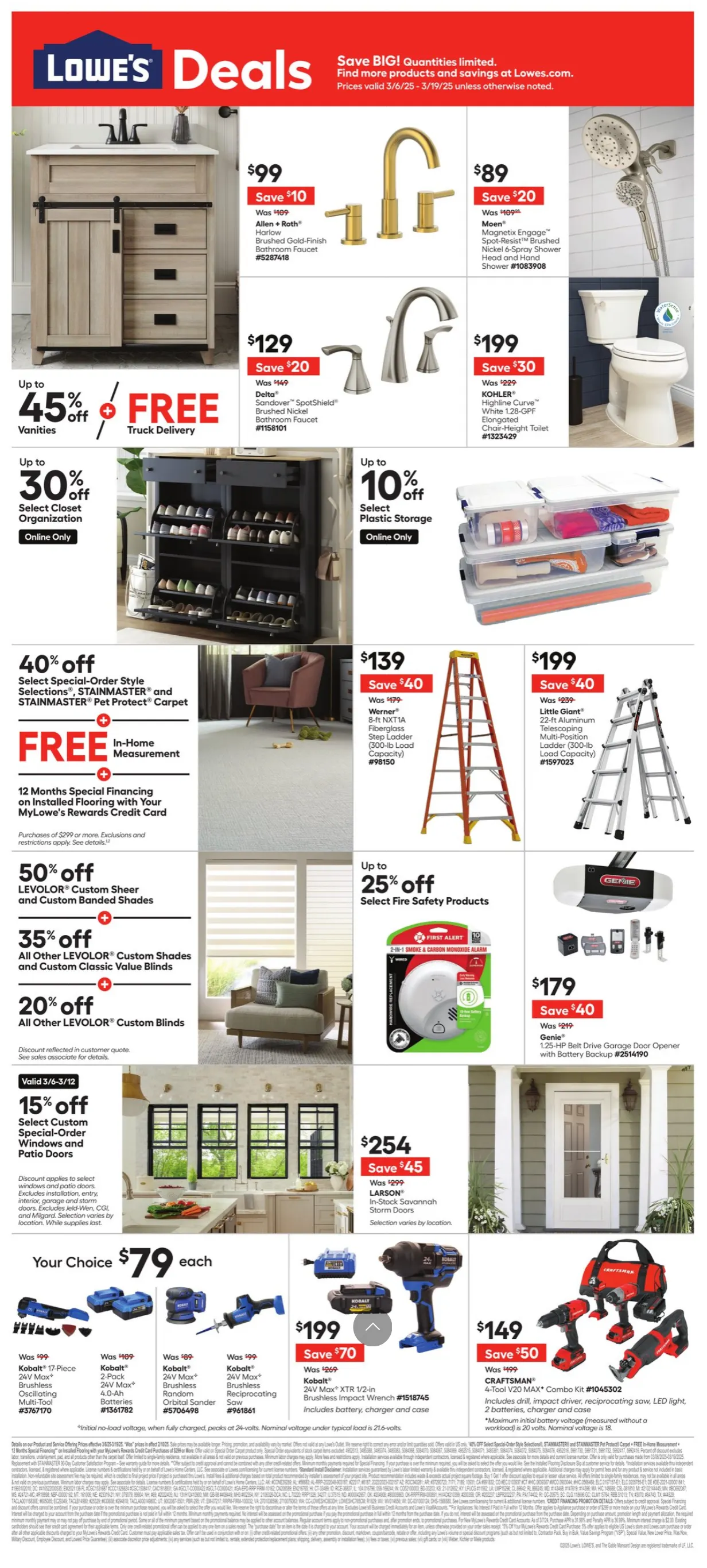 Weekly ad Lowe's Sales from March 6 to March 19 2025 - Page 2