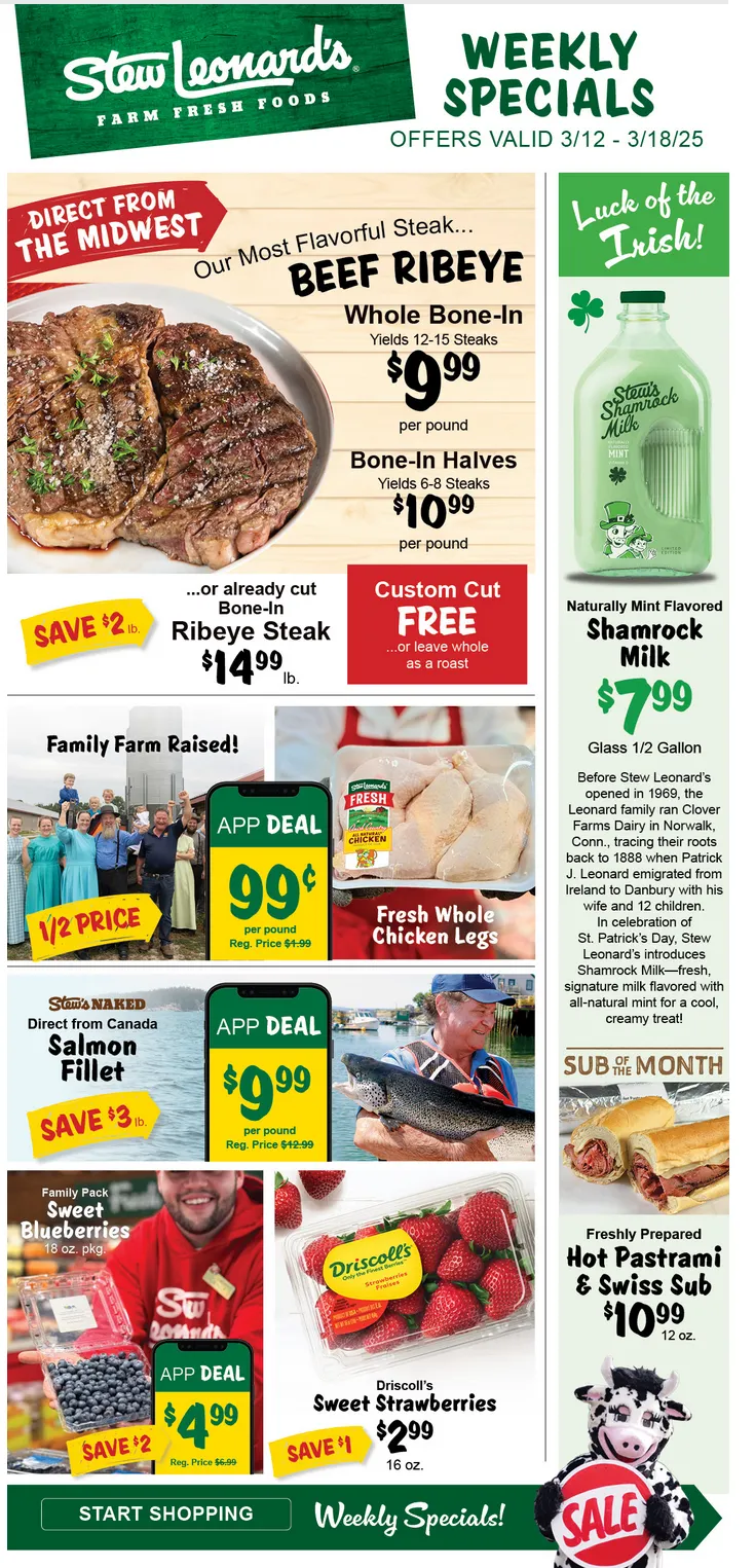Weekly ad Stew Leonard's Sales from March 12 to March 18 2025 - Page 