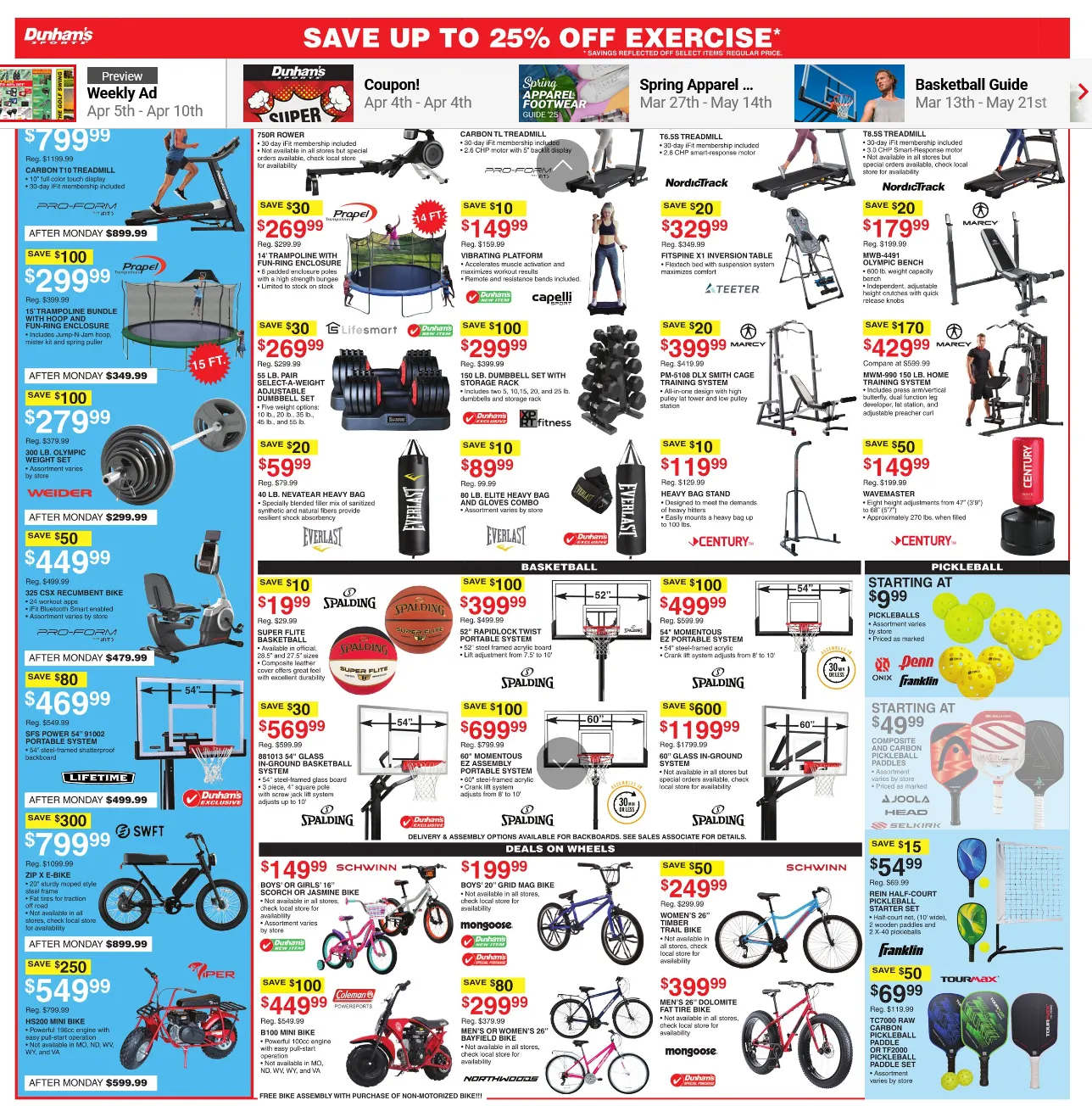 Weekly ad Dunham's Sports Sales from April 5 to April 10 2025 - Page 4