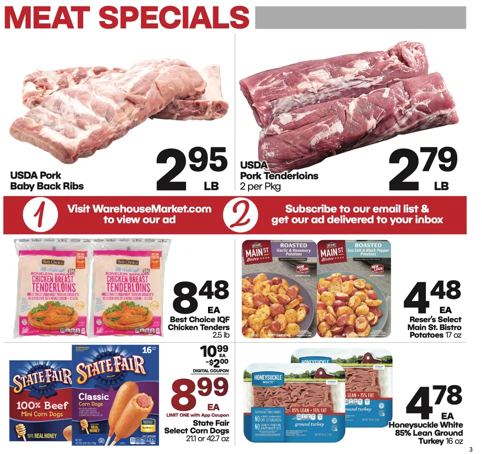 Weekly ad  Warehouse Market Sales from April 2 to April 8 2025 - Page 2