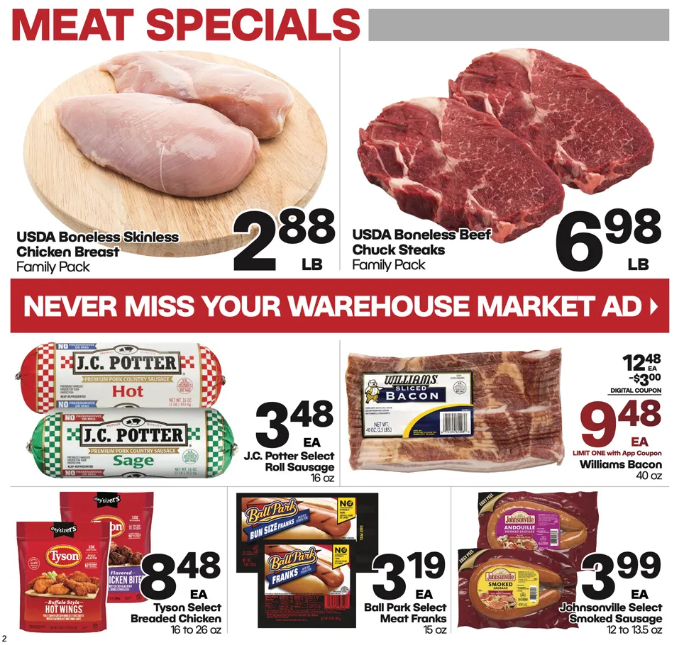 Weekly ad  Warehouse Market Sales from April 2 to April 8 2025 - Page 3