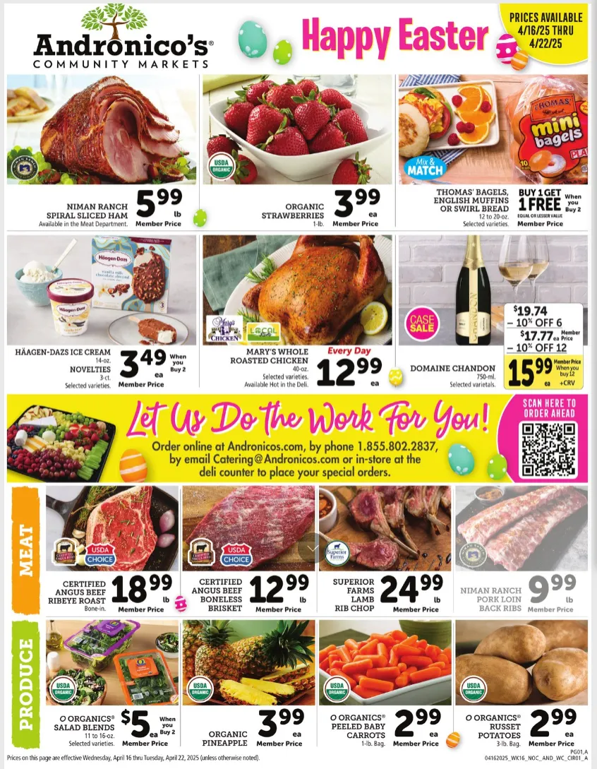 Weekly ad Andronico's sales from April 16 to April 22 2025 - Page 
