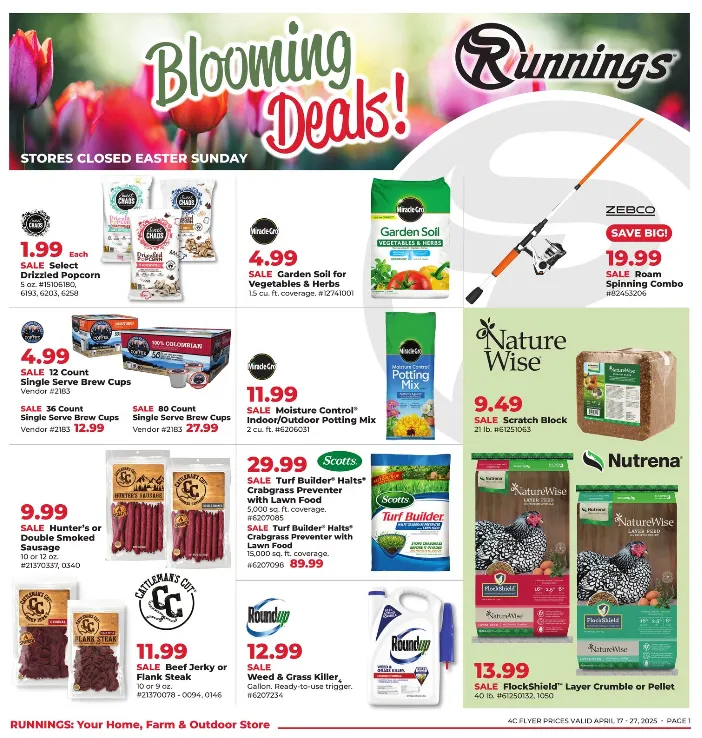 Weekly ad Runnings Sales from April 17 to April 27 2025 - Page 1