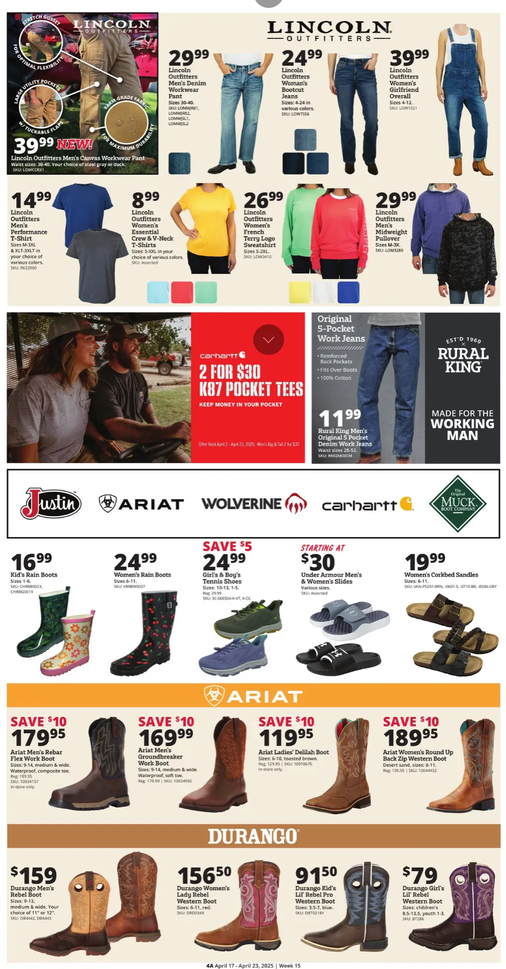 Weekly ad Rural king Sales from April 17 to April 23 2025 - Page 2