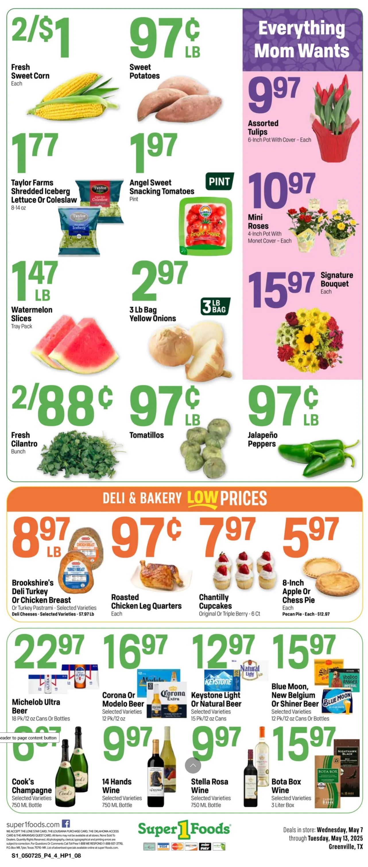 Weekly ad Super 1 Foods Sales from May 7 to May 13 2025 - Page 2