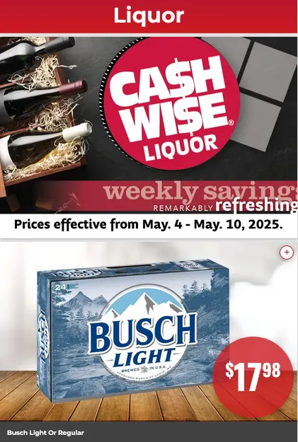 Weekly ad Cash Wise Sales from May 4 to May 10 2025 - Page 