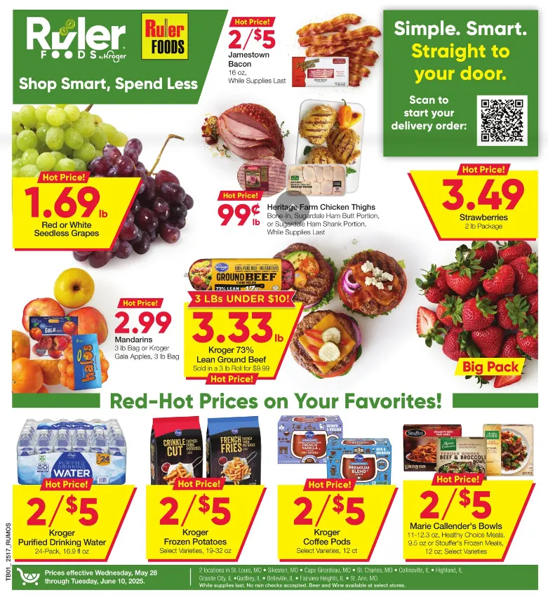 Weekly ad Ruler Foods Sales from May 28 to June 10 2025 - Page