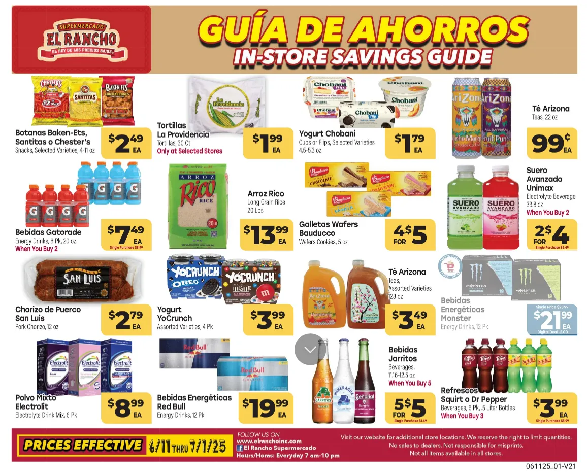 Weekly ad El Rancho Sales from June 11 to July 1 2025 - Page 
