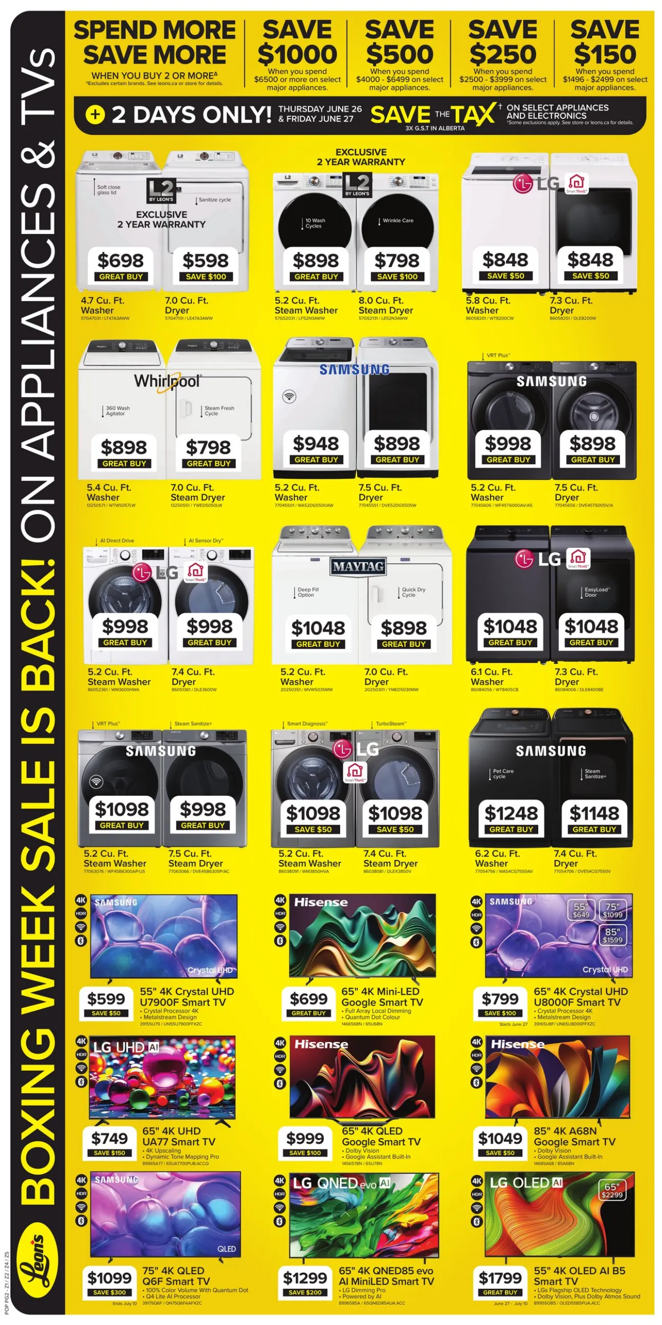 Leon's Sales from June 26 to July 16 2025 - flyer page 4