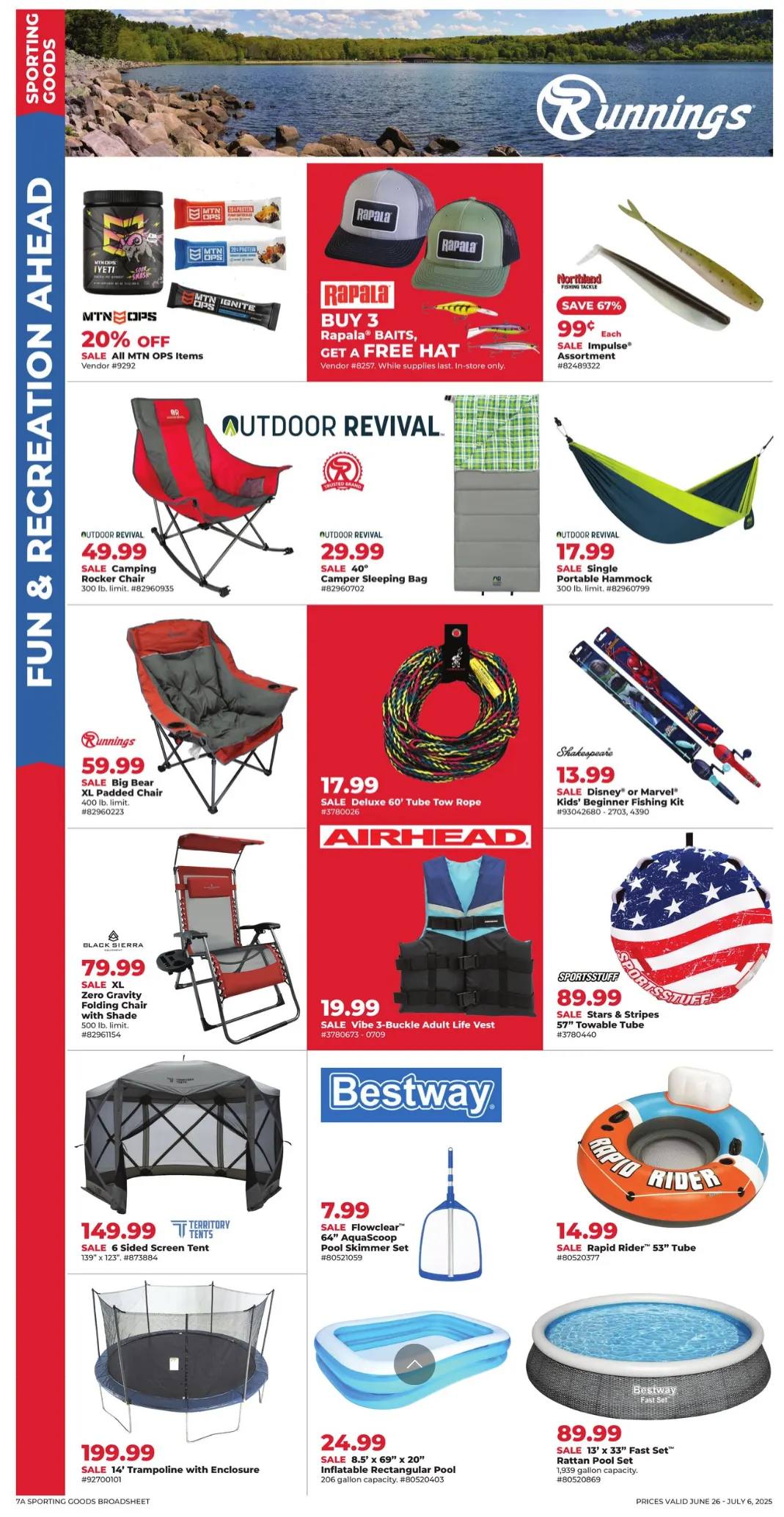 Weekly ad Runnings Sales from June 26 to July 6 2025 - Page