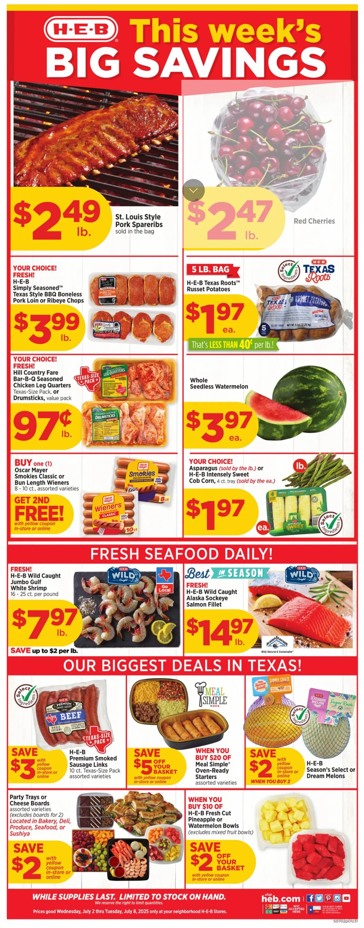 Weekly ad H-E-B weekly ads from July 2 to July 11 2025 - Page 