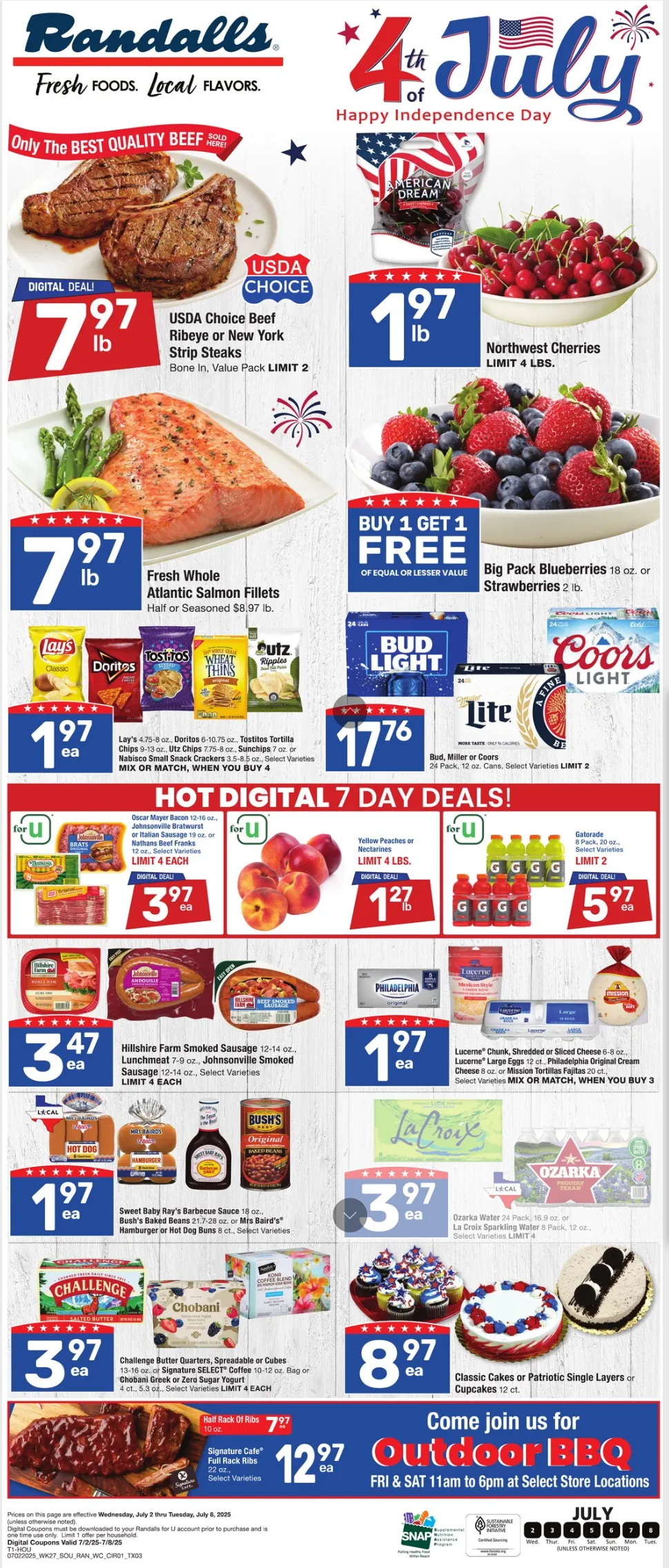 Weekly ad Randalls weekly ads from July 2 to July 8 2025 - Page 1