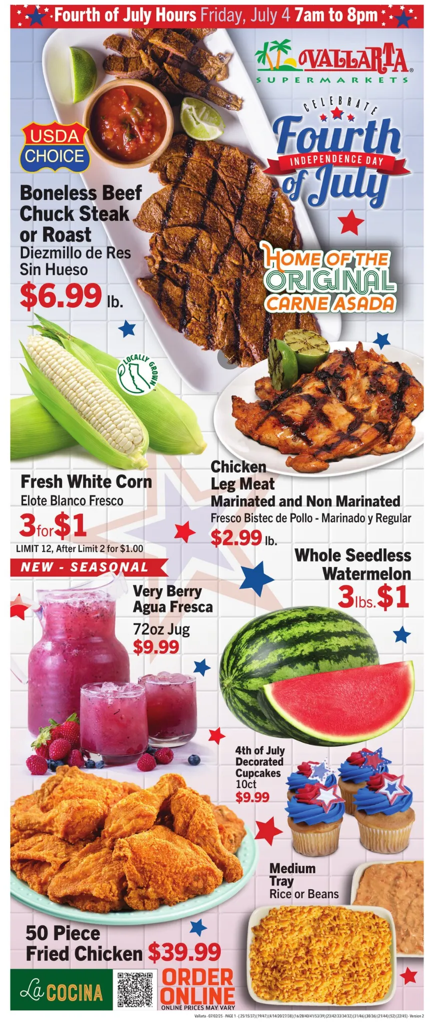 Weekly ad Vallarta Sales from July 2 to July 11 2025 - Page 1
