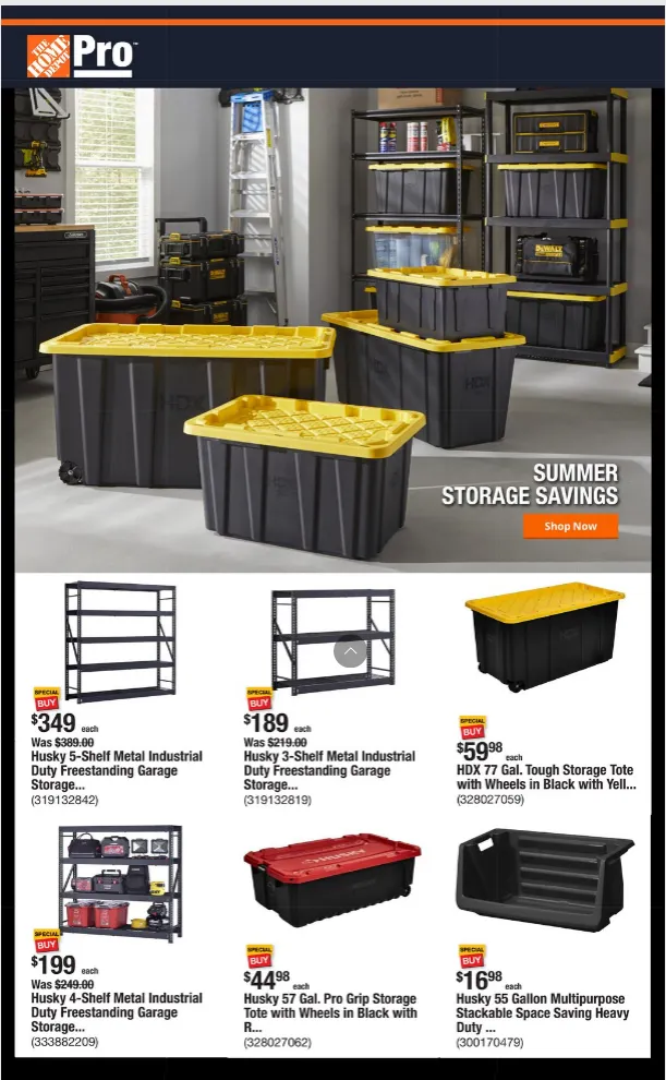 Weekly ad The Home Depot weekly ads from July 7 to July 14 2025 - Page 1