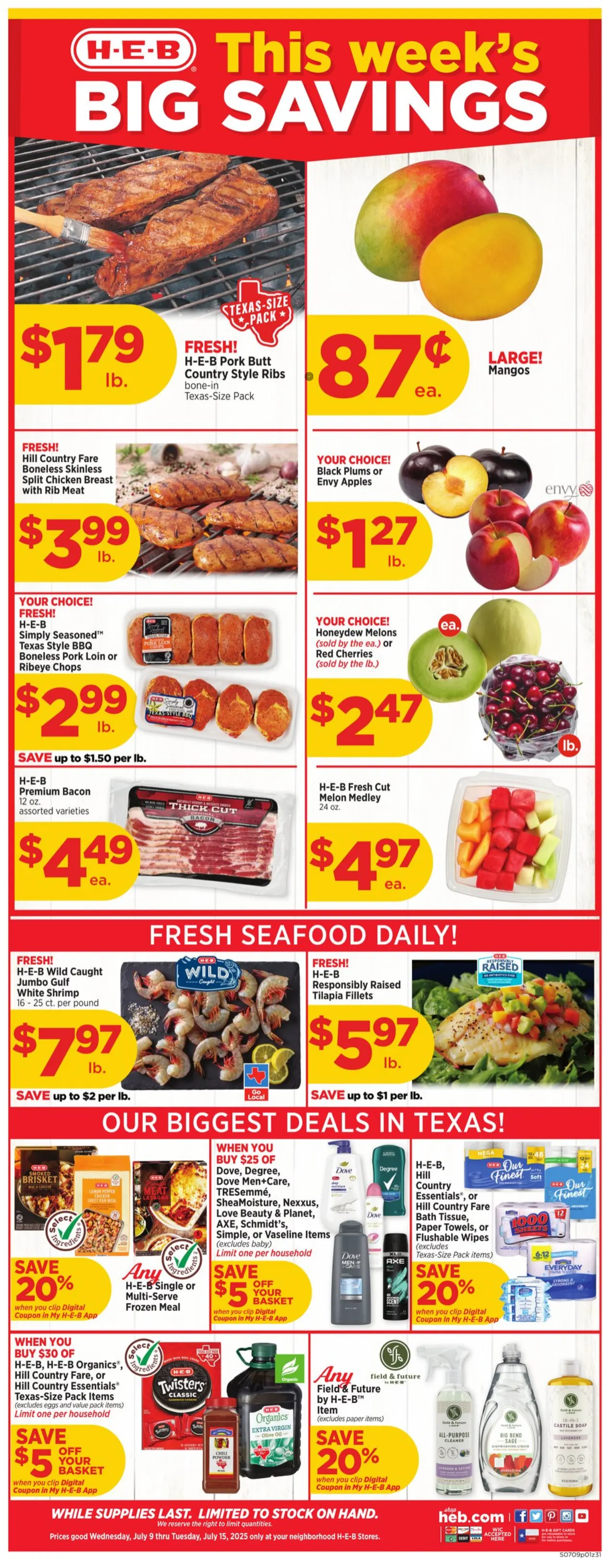 Weekly ad H-E-B weekly ads from July 9 to July 15 2025 - Page 
