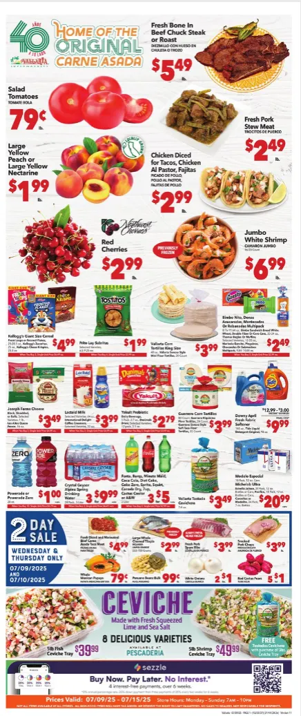 Weekly ad  Vallarta weekly ads from July 9 to July 15 2025 - Page 