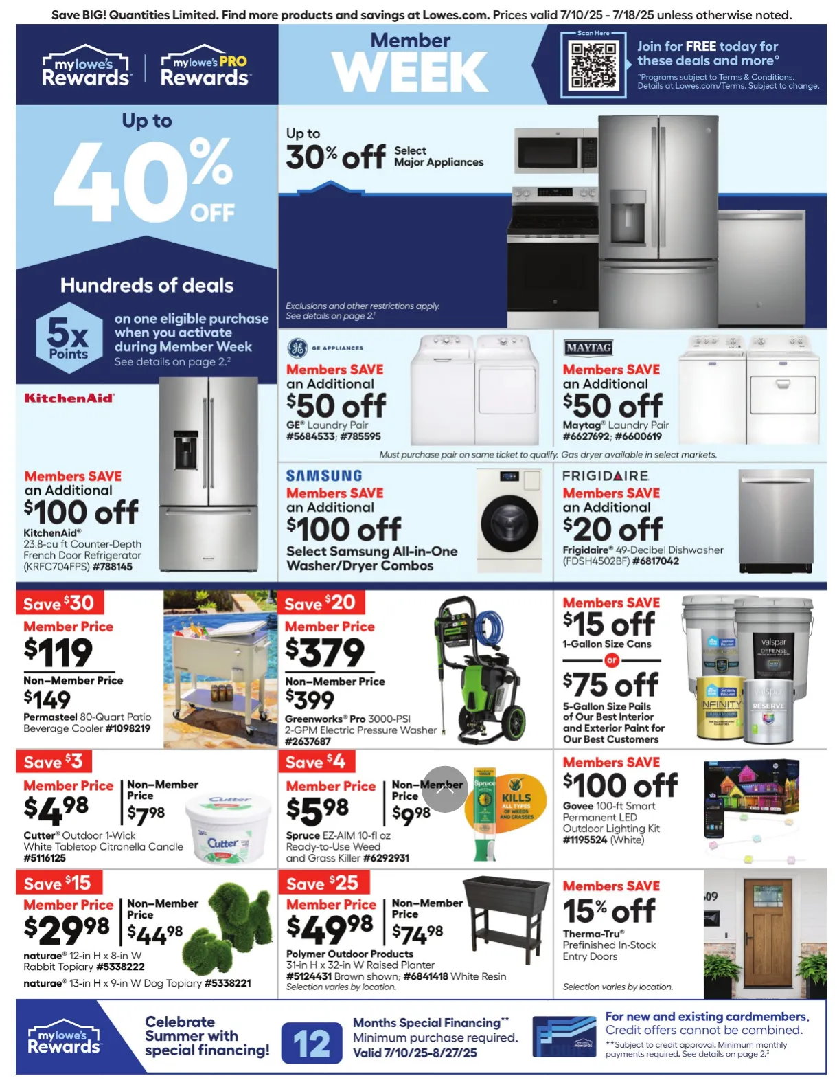  Lowe's flyers from July 10 to July 18 2025 - flyer page 