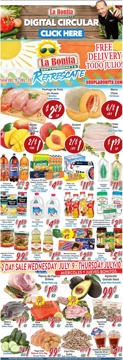 Weekly ad La Bonita Supermarkets weekly ads from July 9 to July 16 2025 - Page