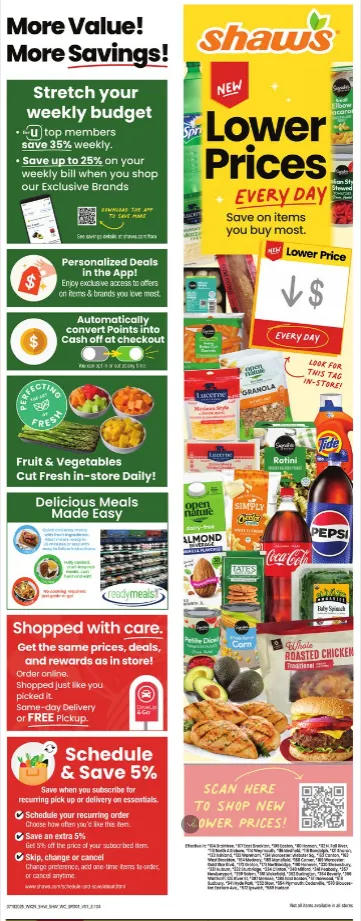 Weekly ad Shaw's Sales from July 18 to July 24 2025 - Page