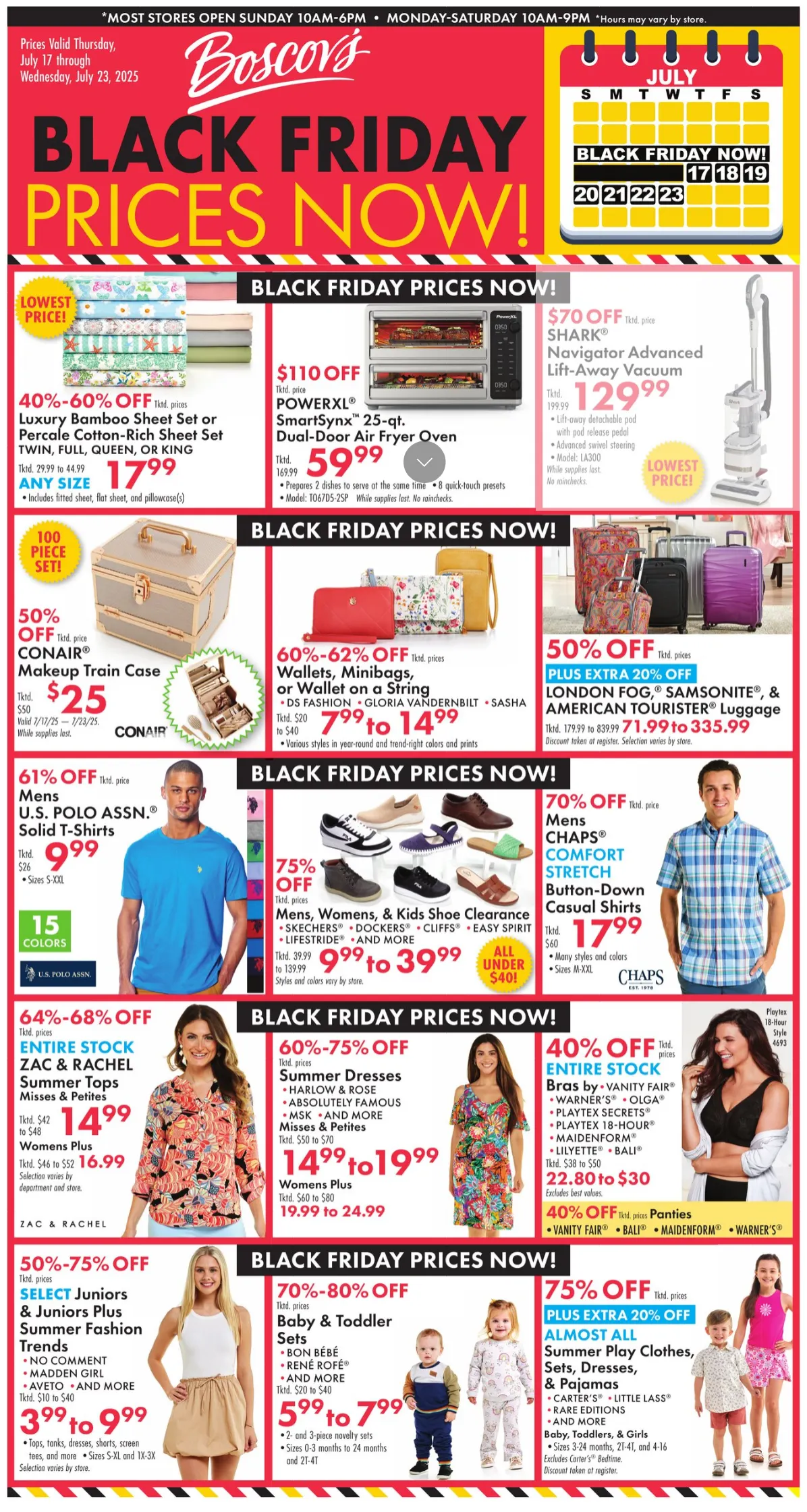 Weekly ad Boscov's Sales from July 17 to July 24 2025 - Page 