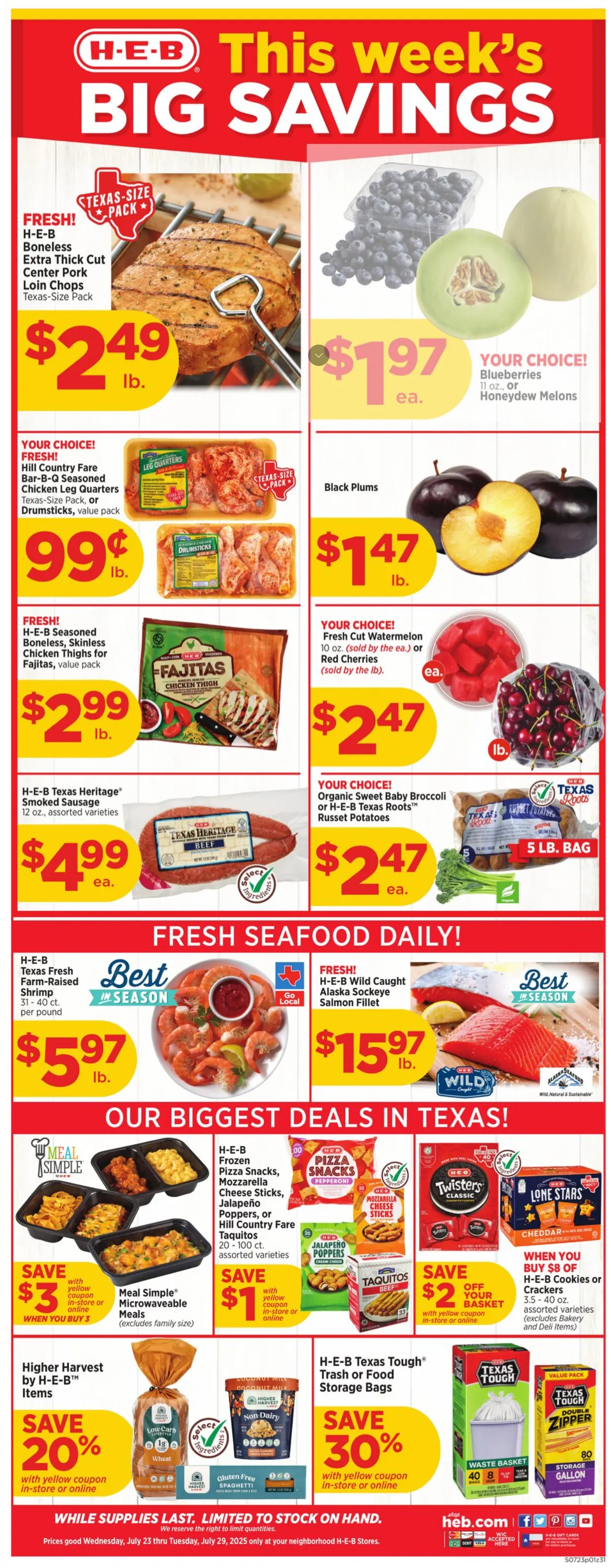 Weekly ad H-E-B weekly ads from July 23 to July 29 2025 - Page