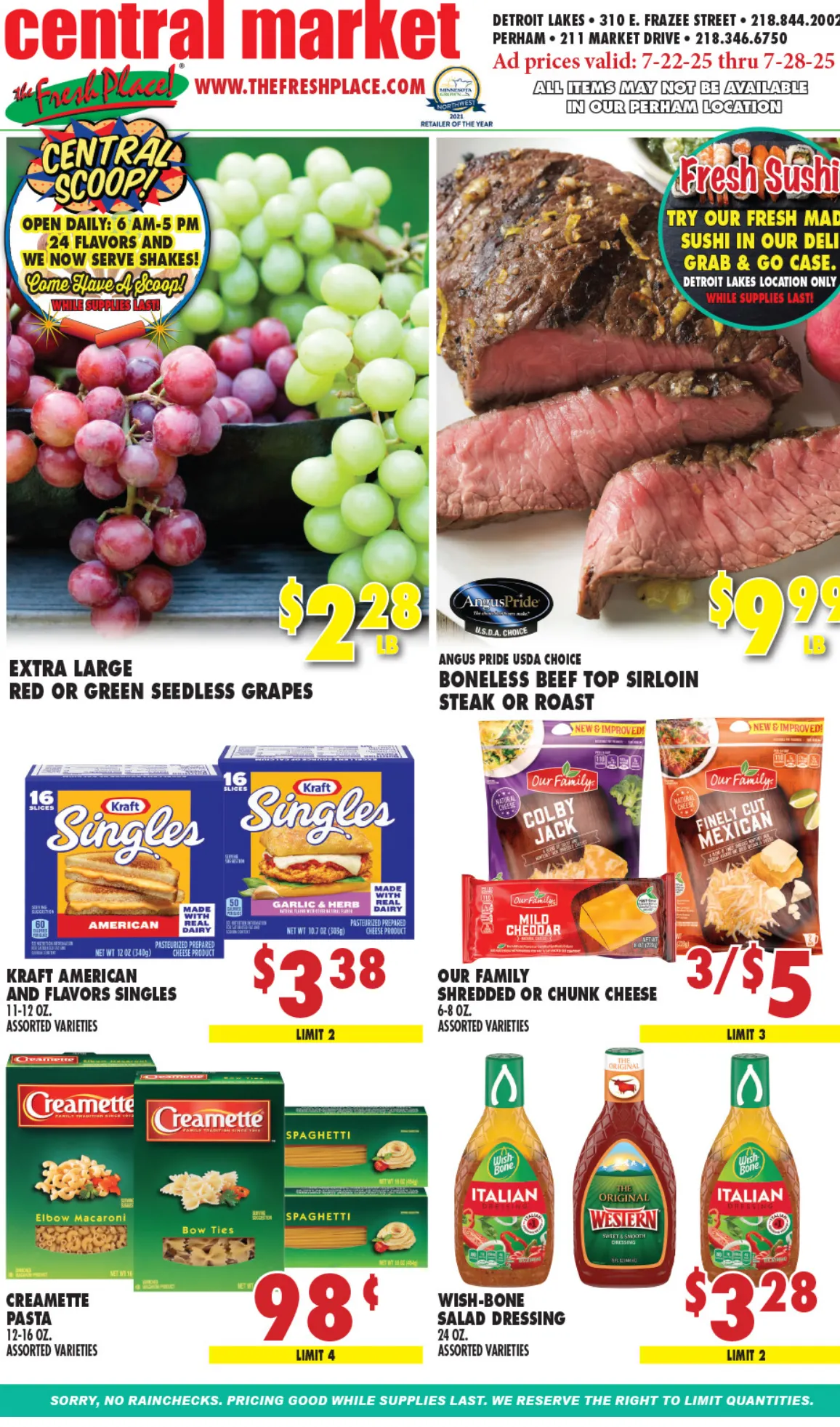 Weekly ad Central Market Sales from July 22 to July 28 2025 - Page