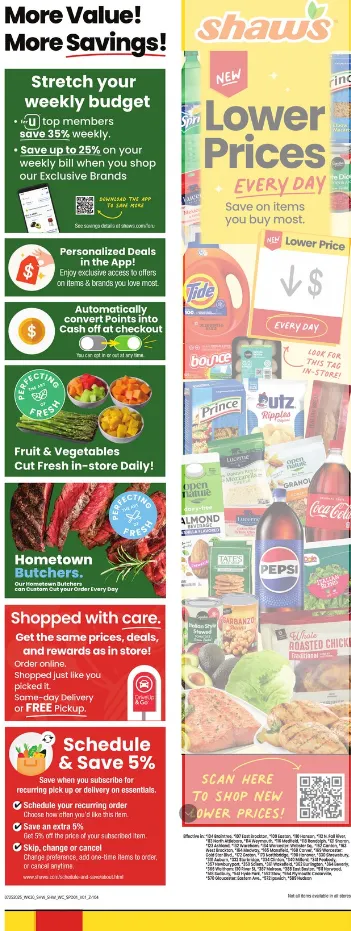 Weekly ad Shaw's Sales from July 25 to July 31 2025 - Page 