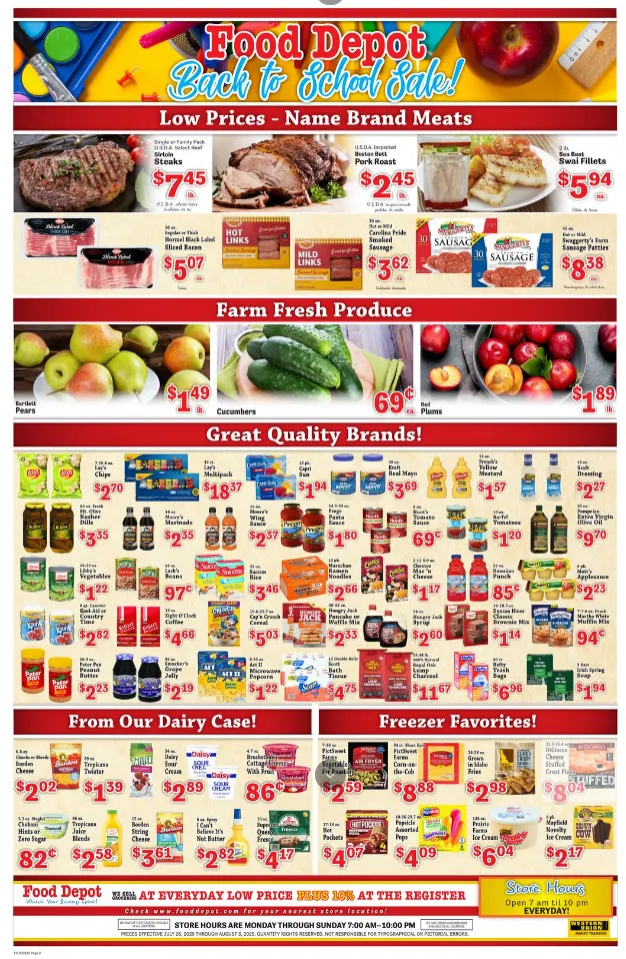 Weekly ad Food Depot sales from July 28 to August 3 2025 - Page 2