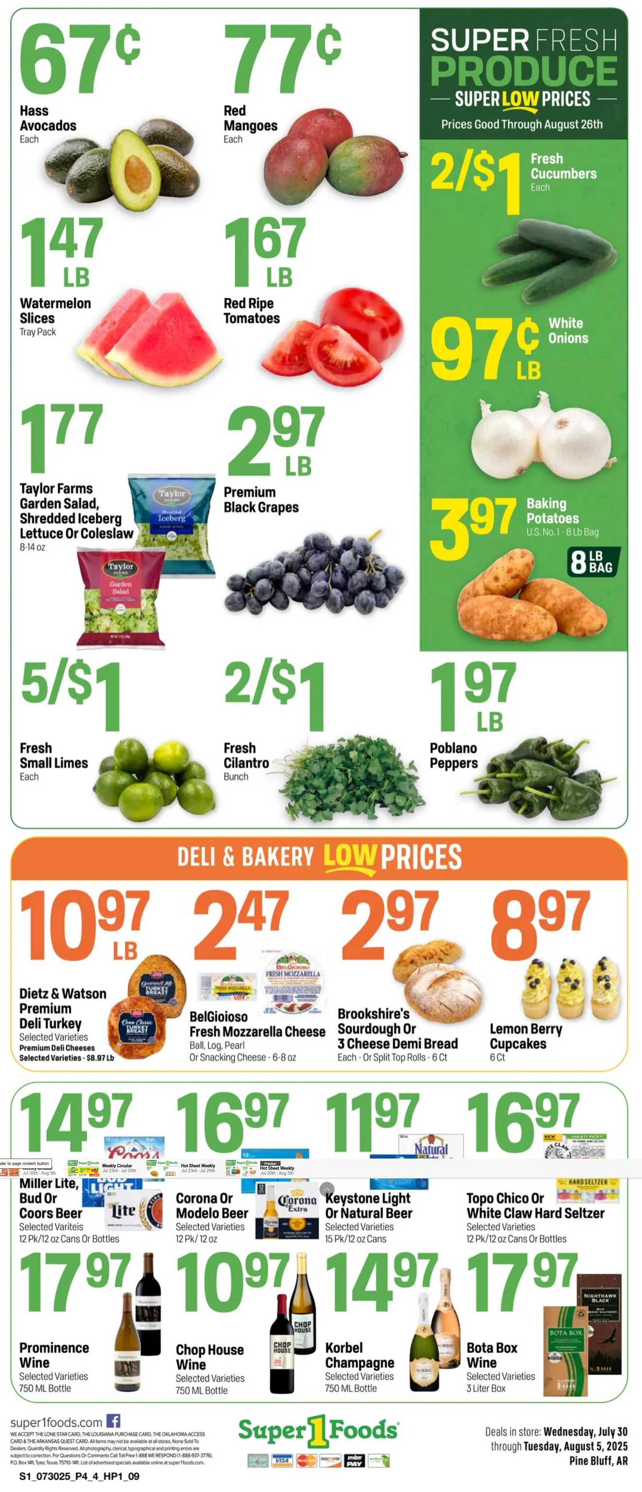 Weekly ad Super 1 Foods Sales from July 30 to August 5 2025 - Page 4