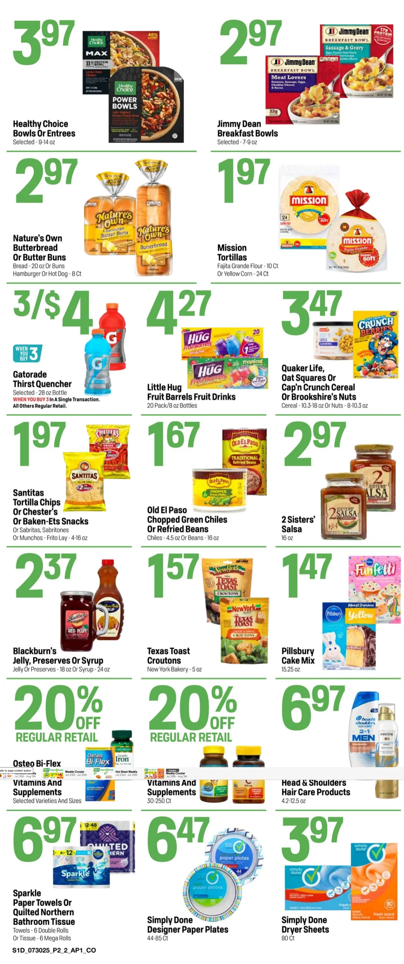 Weekly ad Super 1 Foods Sales from July 30 to August 5 2025 - Page 2