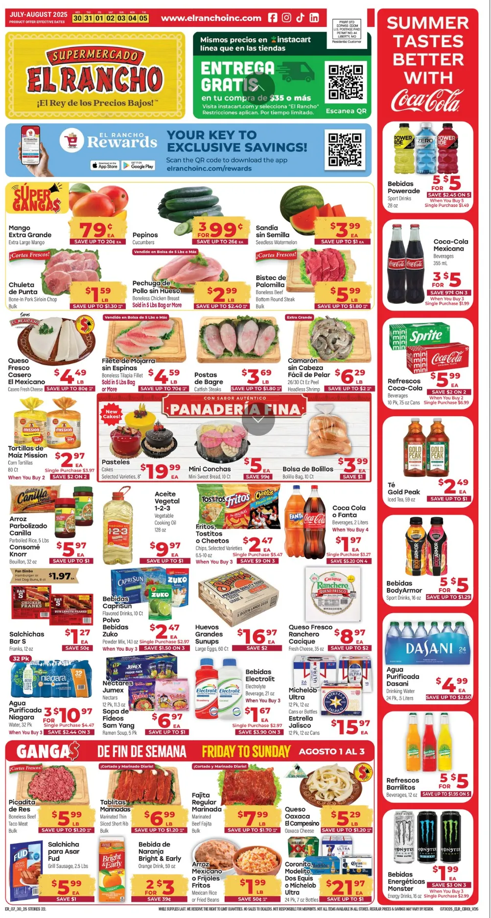 Weekly ad  El Rancho Sales from July 30 to August 5 2025 - Page 