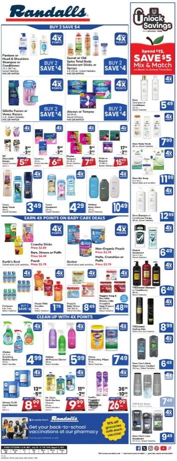 Weekly ad Randalls Sales from July 30 to August 5 2025 - Page 6