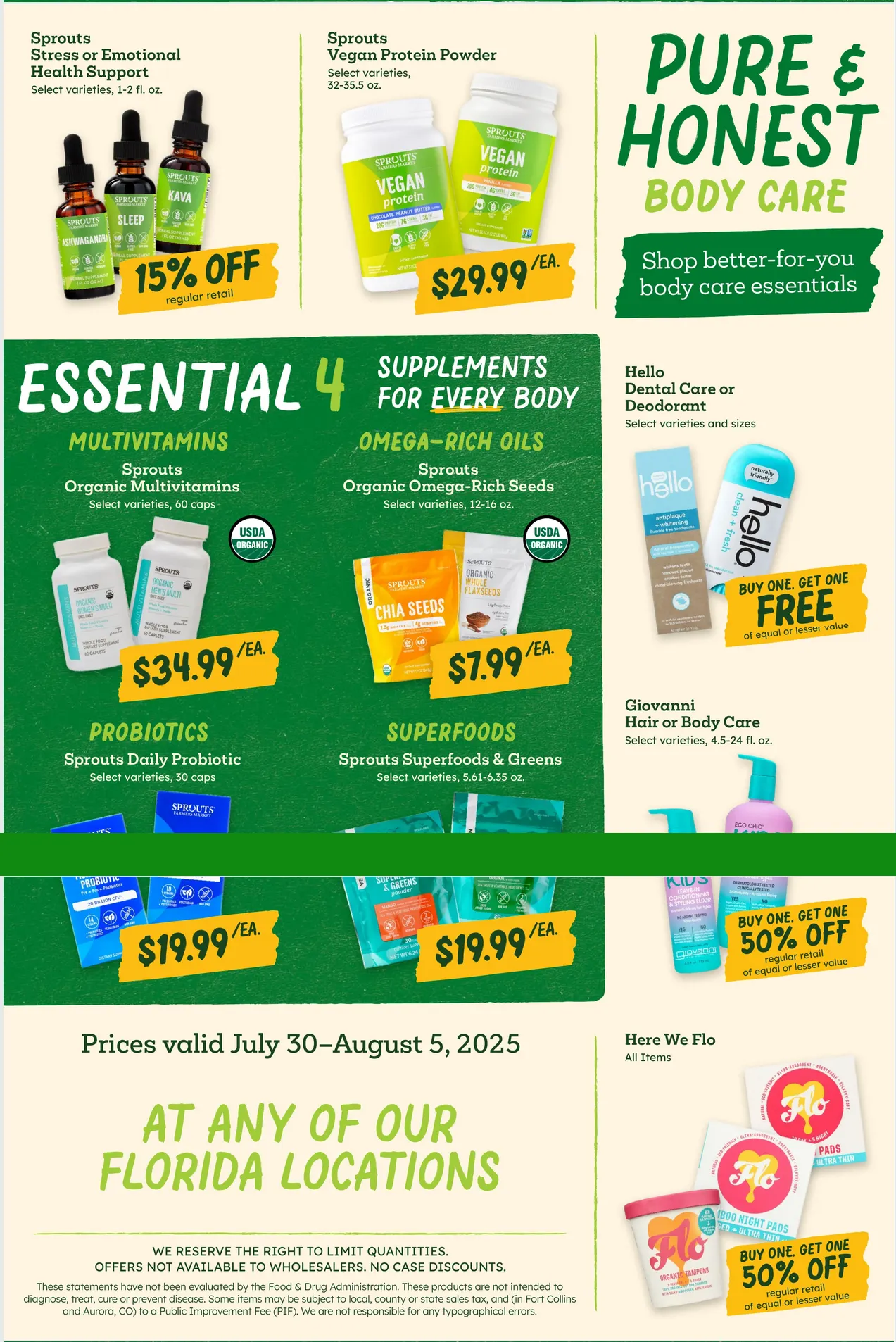 Weekly ad Sprouts  Sales from July 30 to August 5 2025 - Page 7