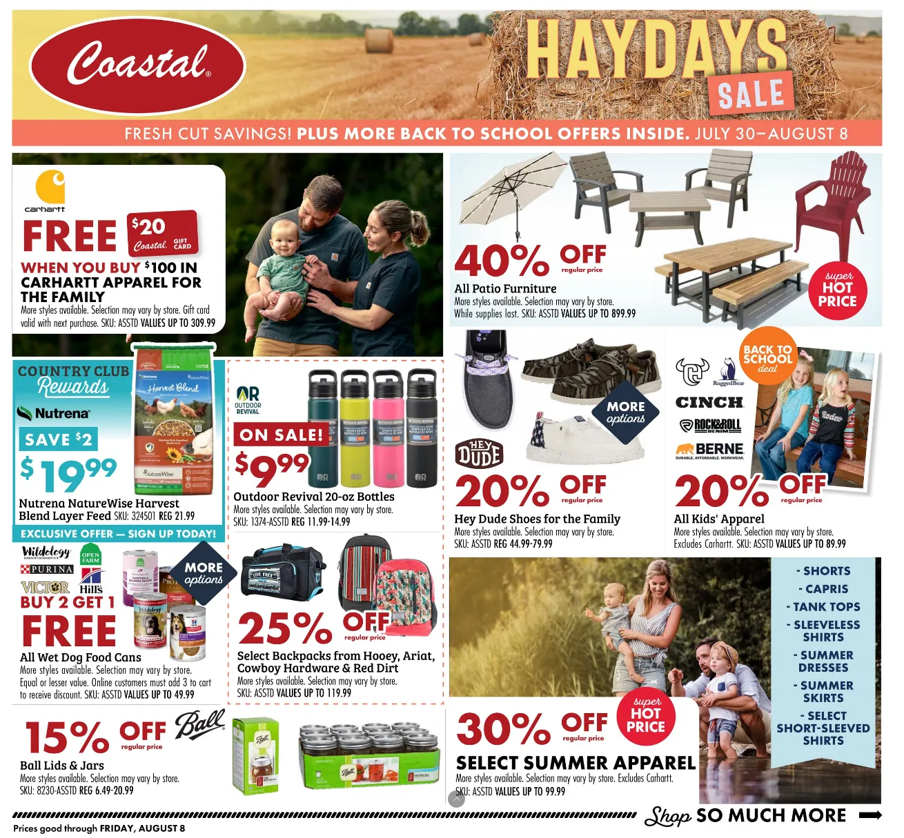 Weekly ad Coastal Farm & Ranch Sales from July 30 to August 8 2025 - Page 