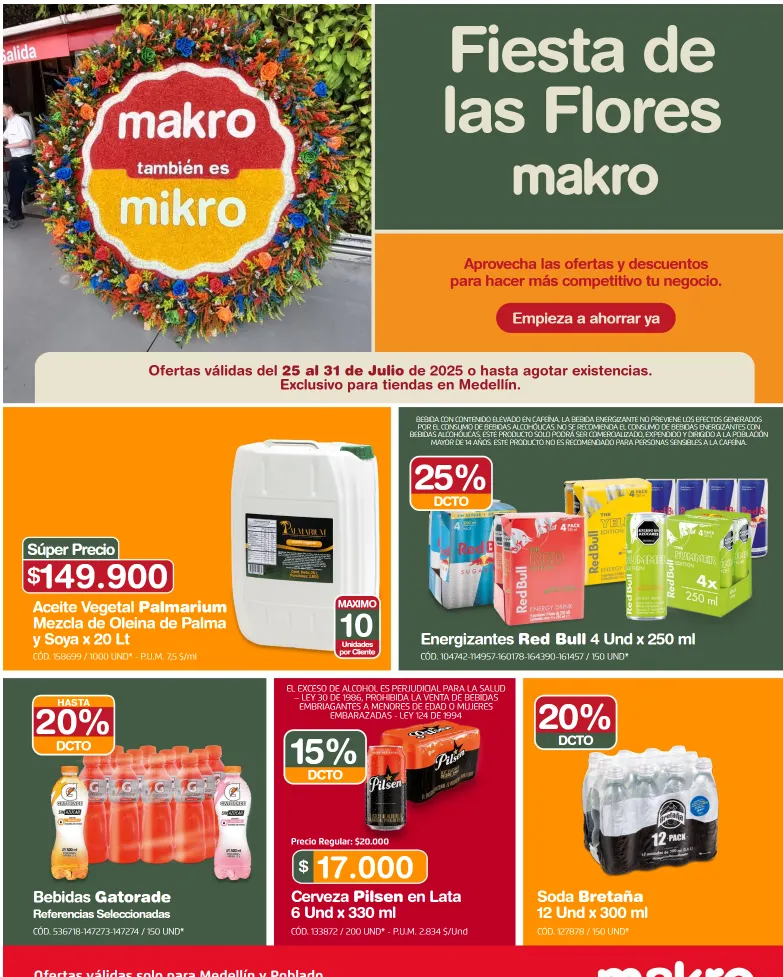 Ofertas de Makro Ofertas 25 de julio al 31 de julio 2025 - Página 1 del catálogo