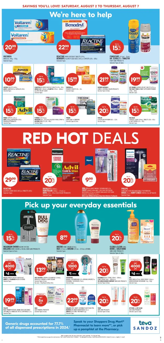 Shoppers Drug Mart flyers from August 2 to August 7 2025 - flyer page 11