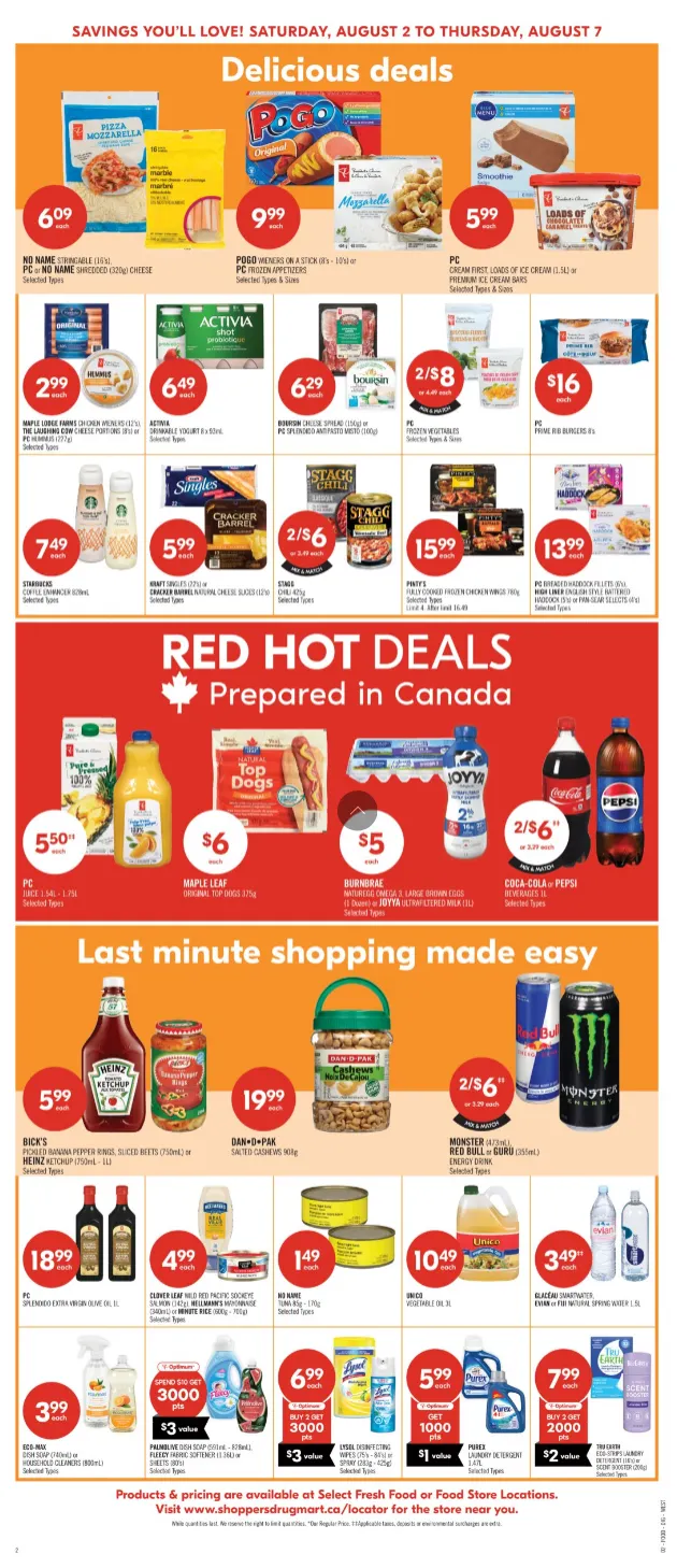 Shoppers Drug Mart flyers from August 2 to August 7 2025 - flyer page 4