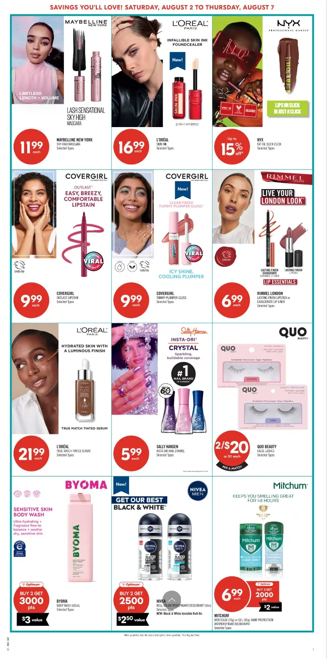 Shoppers Drug Mart flyers from August 2 to August 7 2025 - flyer page 8