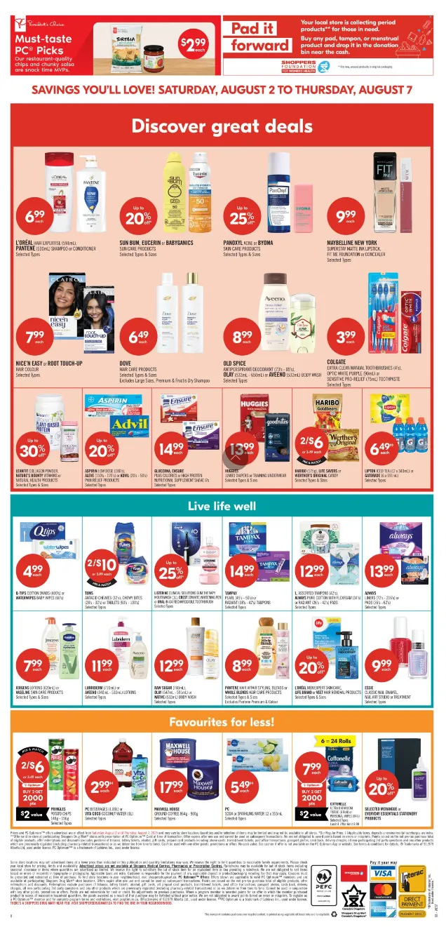 Shoppers Drug Mart flyers from August 2 to August 7 2025 - flyer page 17