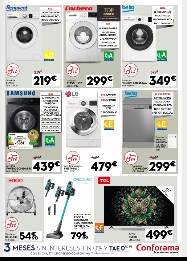Catálogo de Conforama Ofertas del mes 31 de julio al 27 de agosto 2025 - Página 9