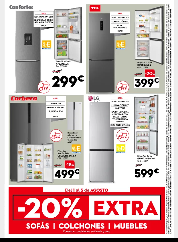 Catálogo de Conforama Ofertas del mes 31 de julio al 27 de agosto 2025 - Página 16