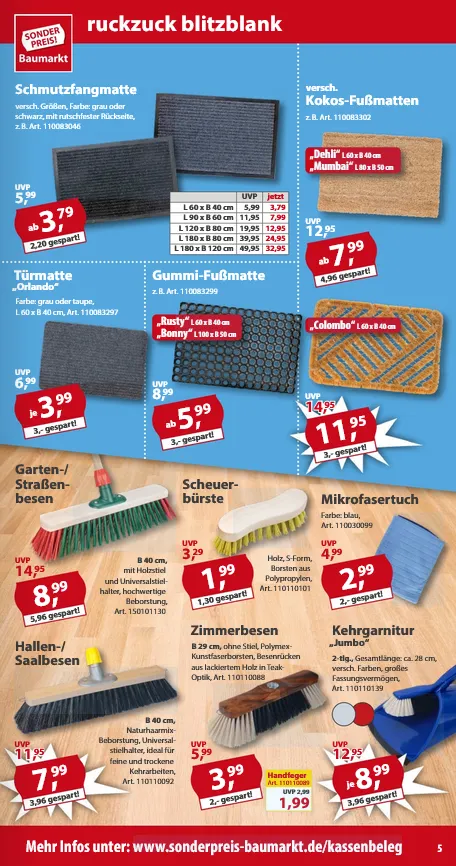 Sonderpreis-Baumarkt Prospekte von 2. August bis 8. August 2025 - Prospekt seite 6