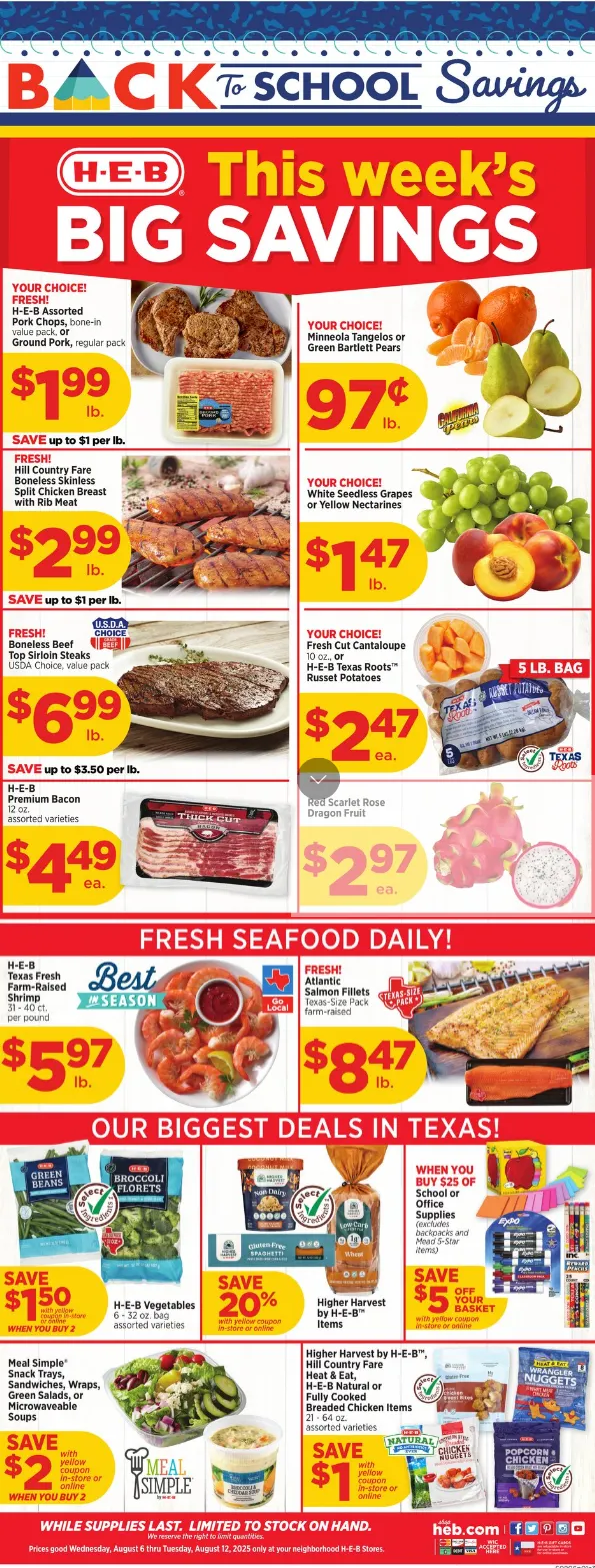 Weekly ad H-E-B Sales from August 6 to August 12 2025 - Page 