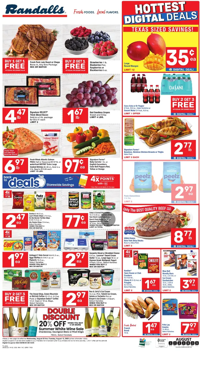 Weekly ad Randalls Sales from August 6 to August 12 2025 - Page